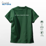 Áo thun Form Rộng BUTTONS 100% Cotton Cao cấp Relaxed Fit: ALL YOU NEED IS LESS