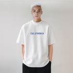 Áo thun Form Rộng BUTTONS 100% Cotton Cao cấp Relaxed Fit: CALIFORNIA
