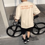 Áo thun Form Rộng BUTTONS 100% Cotton Cao cấp Relaxed Fit: CAFFEIN