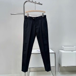 Quần Âu Công Sở Lưng Co Giãn Cao Cấp Smart Pant Màu Đen Form Regular, Quần Tây Đen Co Giãn