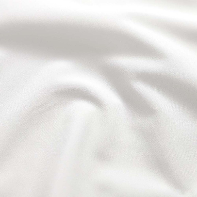 Áo Sơ Mi Tay Dài Cotton Lụa Fitted Màu Trắng AKB01M0029