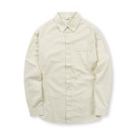 Áo Sơ Mi Dài Tay Form Regular 100% Cotton Màu Rêu AKB02M0819