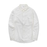 Áo Sơ Mi Dài Tay Form Regular 100% Cotton Màu Rêu AKB02M0819