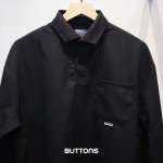 Áo Sơ Mi Polo Chui Đầu Relax Fit Cao Cấp Màu Đen Form Fitted
