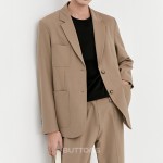 Áo Vest Màu Nâu Nhạt Cao Cấp Công Sở BUTTONS