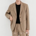 Áo Vest Màu Nâu Nhạt Cao Cấp Công Sở BUTTONS