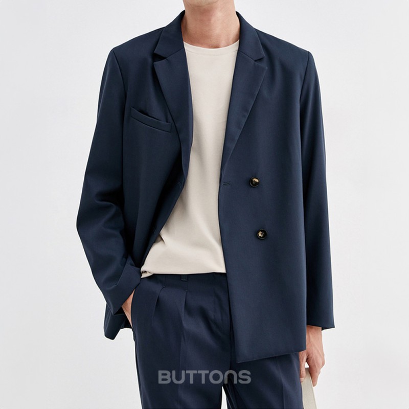Áo Vest Màu Xanh Navy Cao Cấp Công Sở BUTTONS