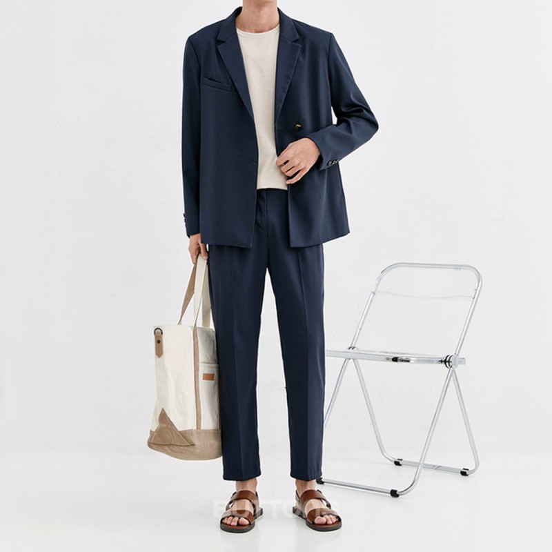 Áo Vest Màu Xanh Navy Cao Cấp Công Sở BUTTONS