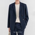 Áo Vest Màu Xanh Navy Cao Cấp Công Sở BUTTONS