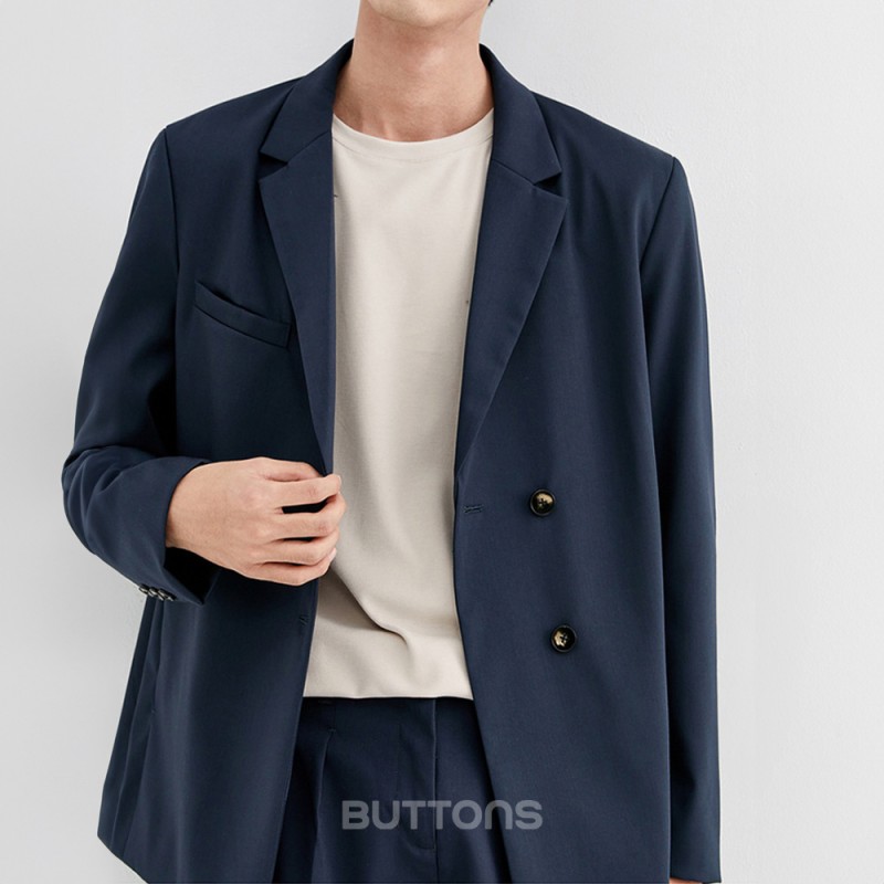 Áo Vest Màu Xanh Navy Cao Cấp Công Sở BUTTONS