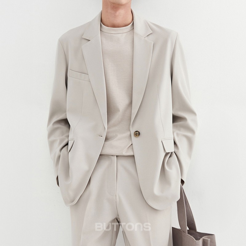 Áo Vest Màu Apricot Kem Trắng Cao Cấp Công Sở BUTTONS