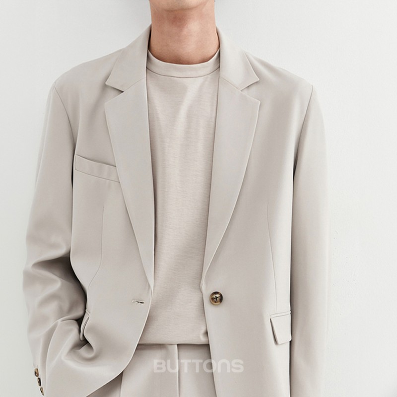 Áo Vest Màu Apricot Kem Trắng Cao Cấp Công Sở BUTTONS