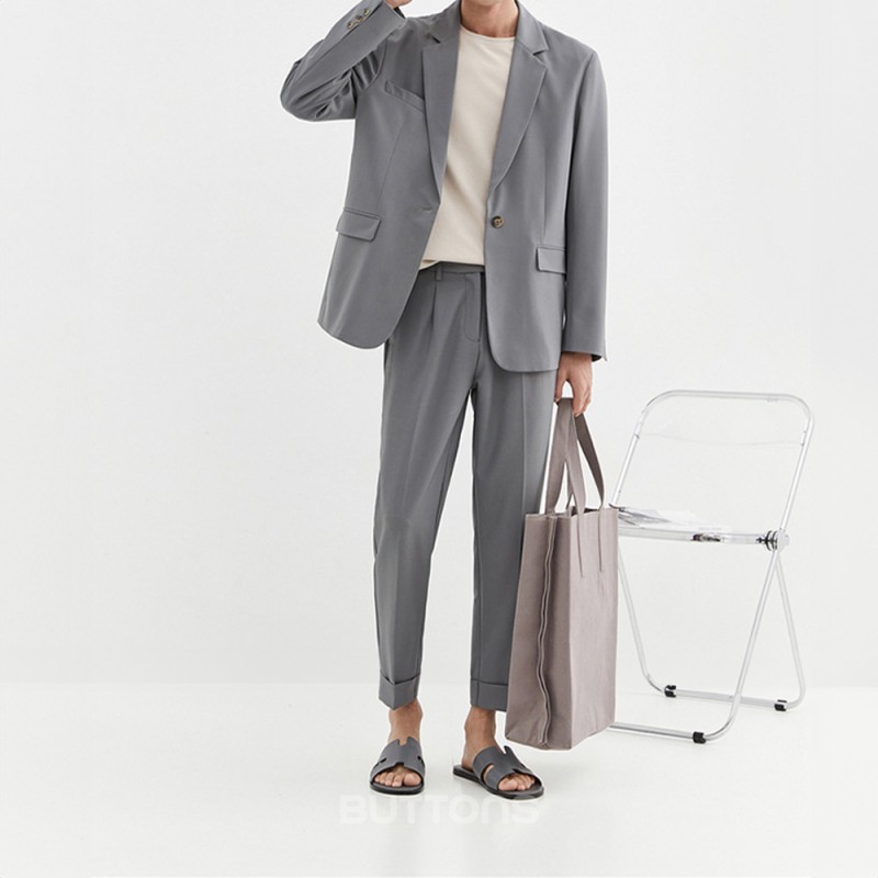 Áo Vest Màu Xám Cao Cấp Công Sở BUTTONS