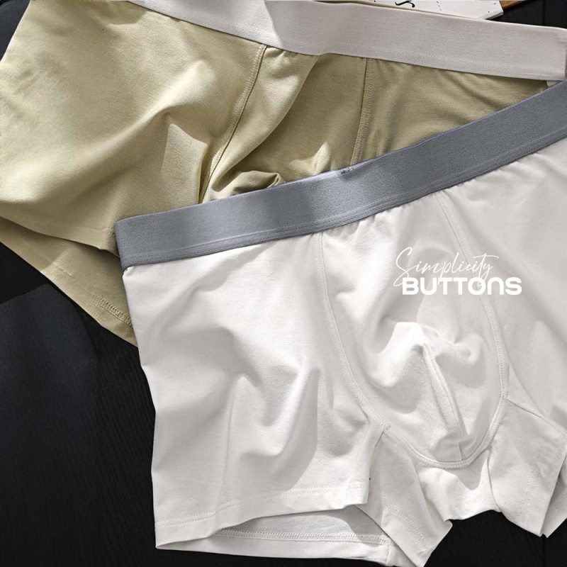 Quần Boxer Nam Cao Cấp Màu Trơn, Quần Lót Đùi Nam Thun Lạnh Co Giãn