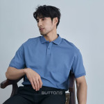 Áo Polo Tối Giản SIMPLICITY Vải CottonPoly Co Giãn Kiểu dáng Lịch Lãm,Sang Trọng Màu Xanh Rêu Version2